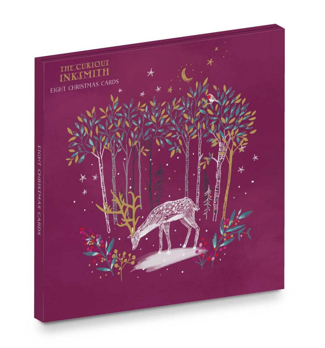 Enchanted Forest Christmas 8 Card Wallet - House of Cards