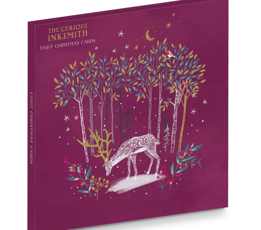 Enchanted Forest Christmas 8 Card Wallet