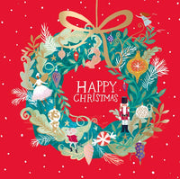 Nutcracker Tree 8 Christmas Card Wallet
