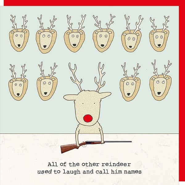Rudolphs Revenge Christmas Card