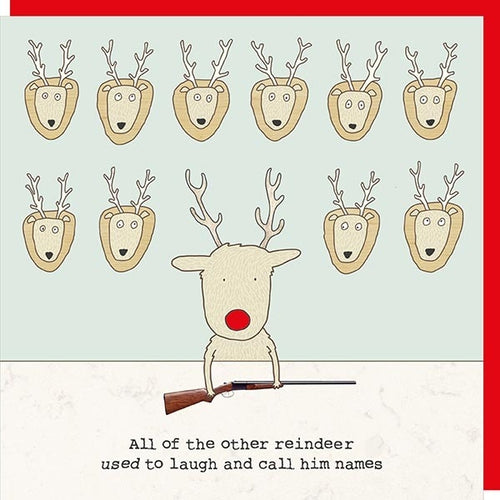 Rudolphs Revenge Christmas Card