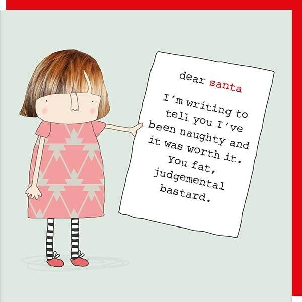 Dear Santa Christmas Card - House of Cards