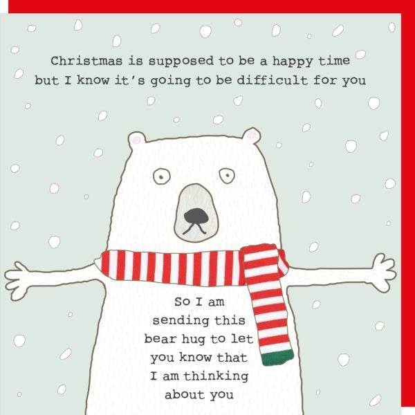 Polar Bear Hug Christmas Card - House of Cards