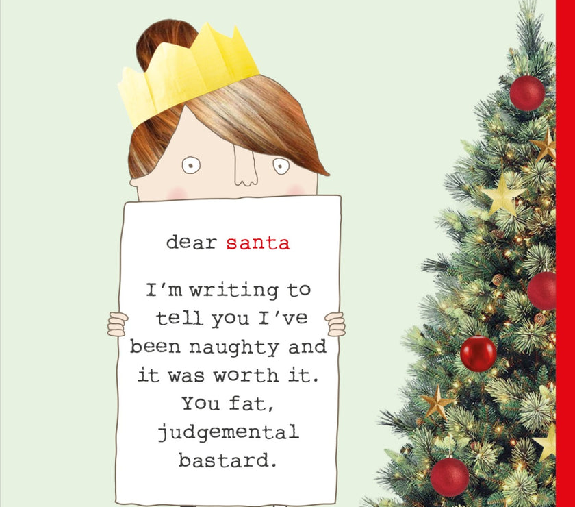 Dear Santa Letter Christmas Card