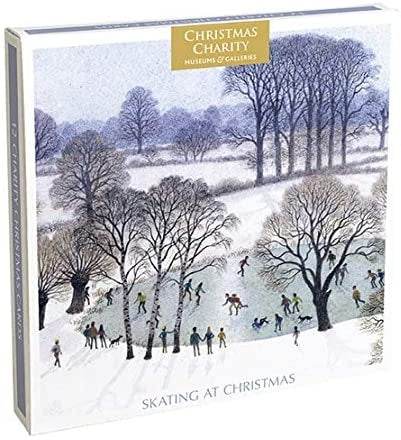Skating At Christmas Charity Boxed Cards - House of Cards
