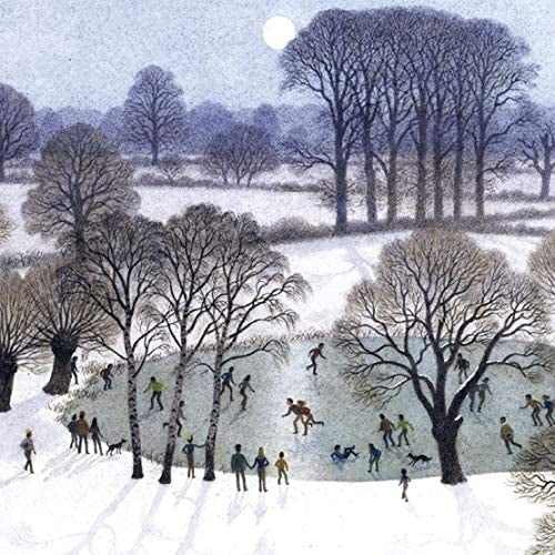Skating At Christmas Charity Boxed Cards
