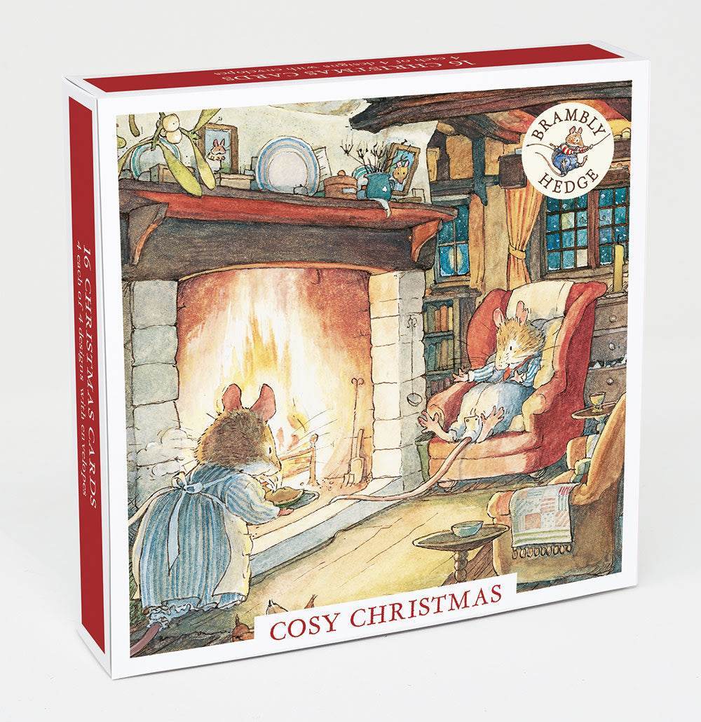 Brambly Hedge 16 Christmas Cards Box - House of Cards
