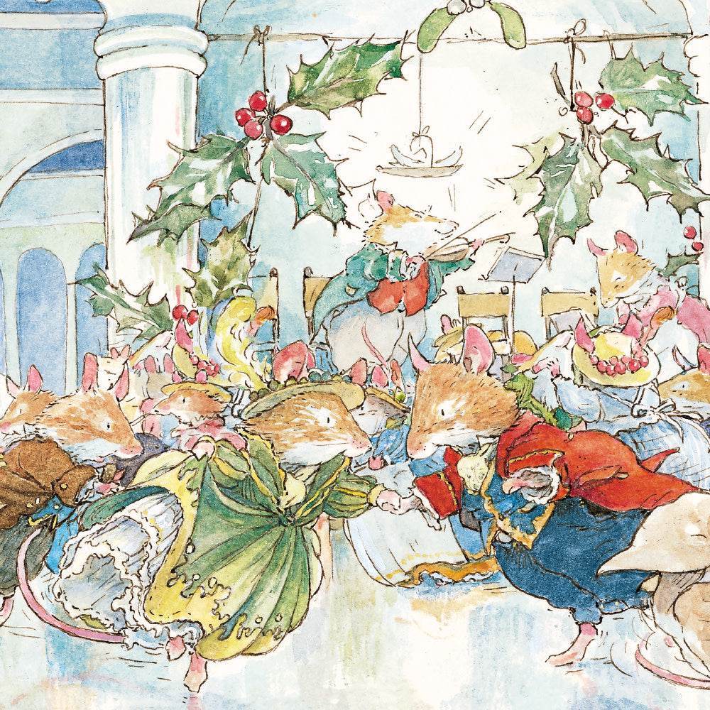 Brambly Hedge 16 Christmas Cards Box - House of Cards