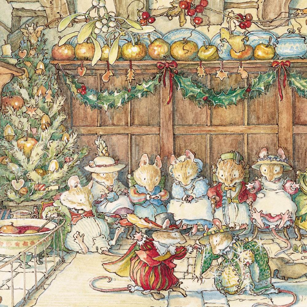 Brambly Hedge 16 Christmas Cards Box - House of Cards
