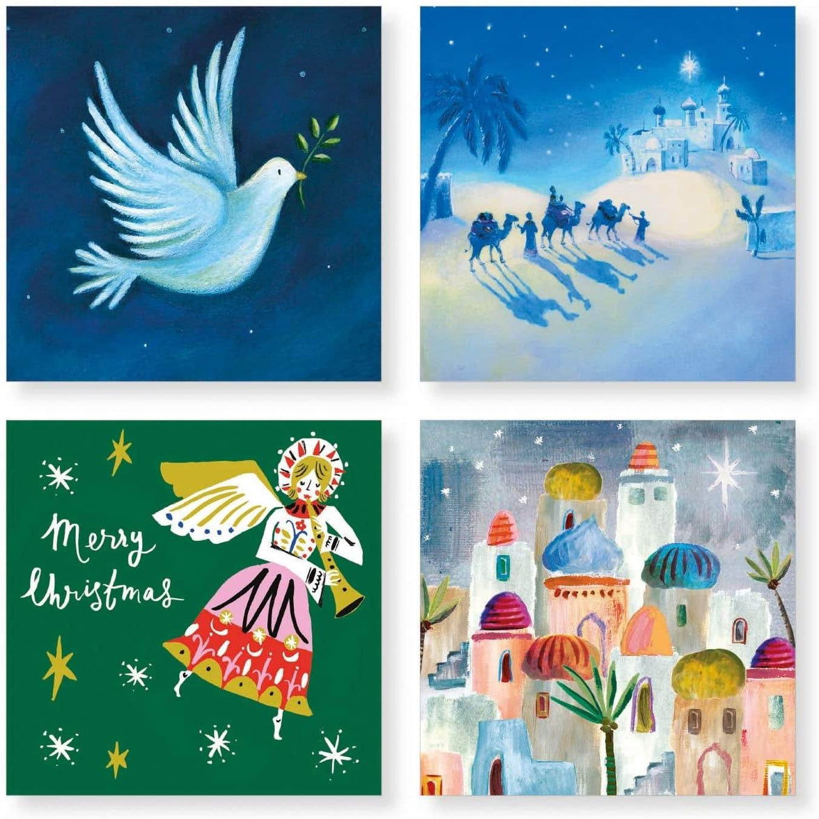 Box of 20 Macmillan Cancer Christmas Cards - House of Cards