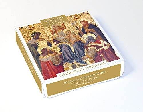 Box of 20 Religious Charity Christmas Cards - House of Cards