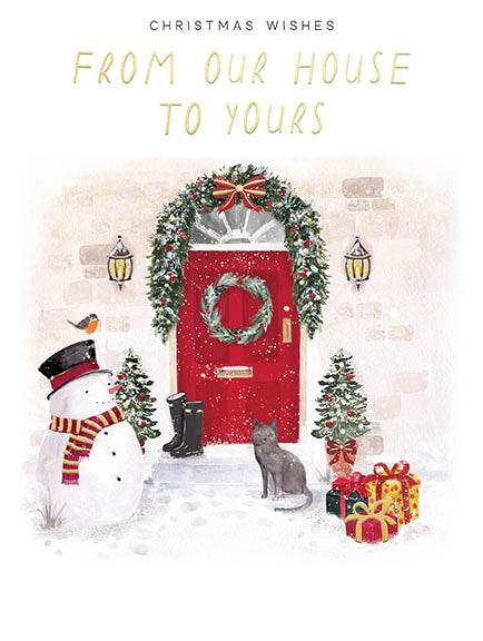 From Our House Christmas Card - House of Cards