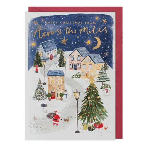Across the Miles Village Christmas Card - House of Cards