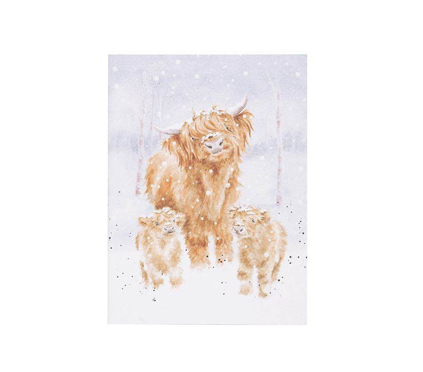 A6 Highland Cow Festive Notebook - House of Cards