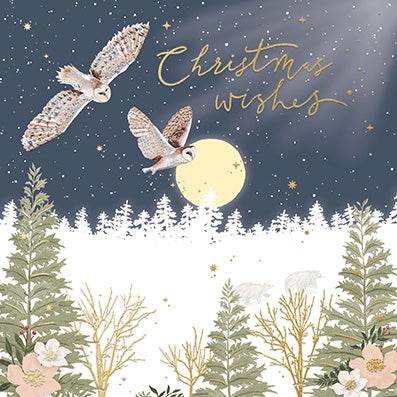 6 Owls Christmas Cards - House of Cards