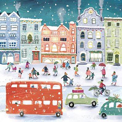 London Street CP Christmas Cards - House of Cards