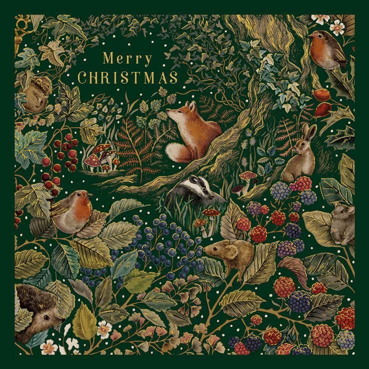 6 Secret Garden Charity Christmas Cards - House of Cards