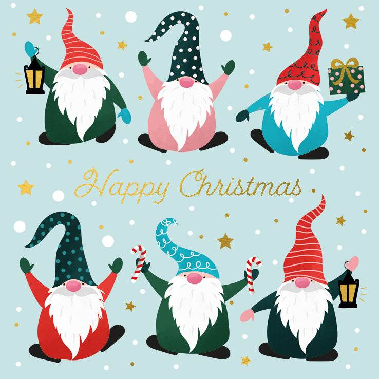 6 Gonk Gnomes Charity Christmas Cards - House of Cards