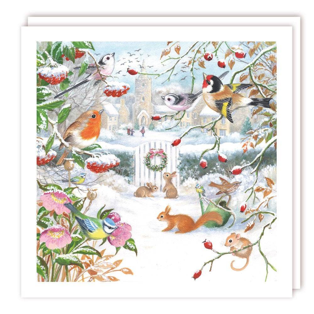 5 Church Wildlife Charity Christmas Cards - House of Cards