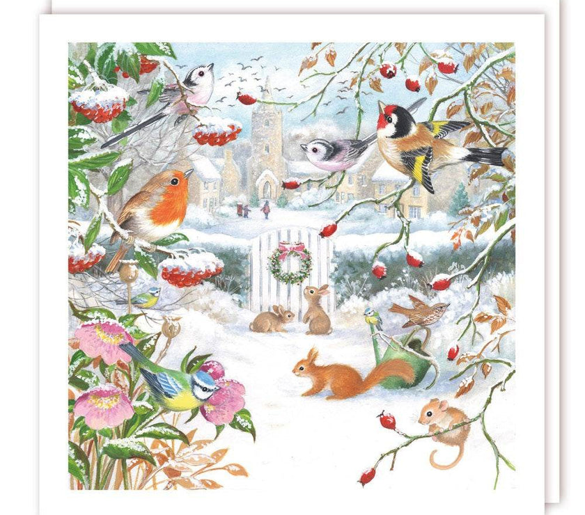 5 Church Wildlife Charity Christmas Cards - House of Cards