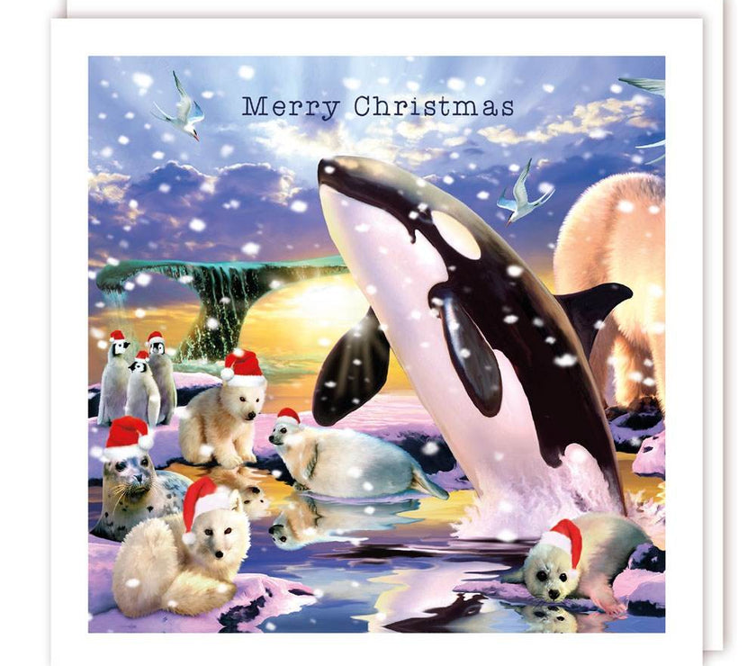 5 Orand Friends Charity Christmas Cards - House of Cards