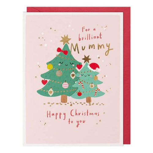Mummy Trees Christmas Card