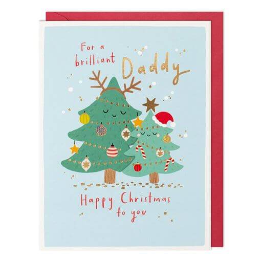 Daddy Tree Christmas Card - House of Cards