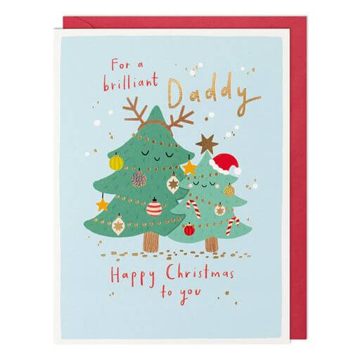 Daddy Tree Christmas Card