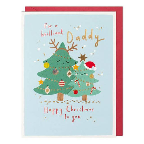 Daddy Tree Christmas Card