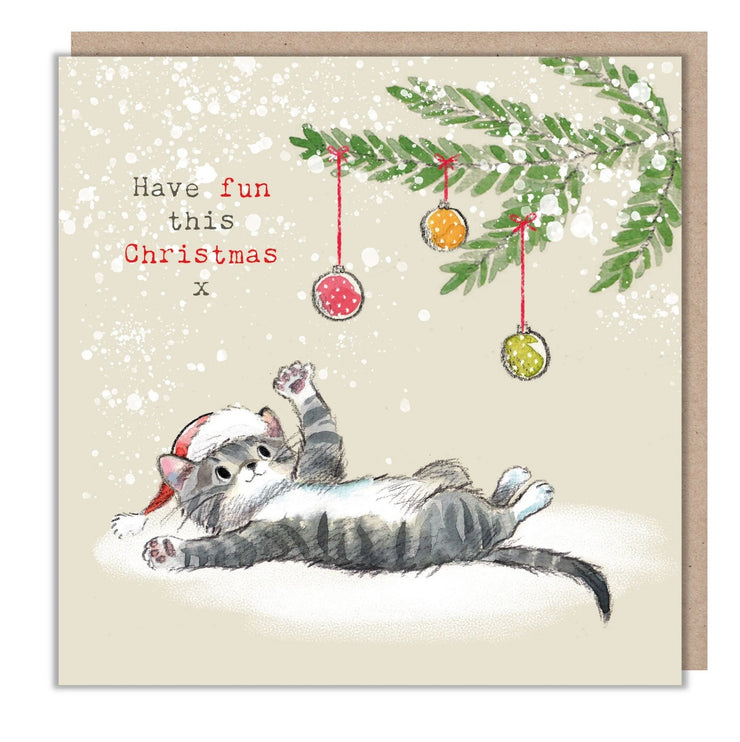 Kitten Have Fun This Christmas Card