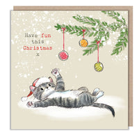 Kitten Have Fun This Christmas Card
