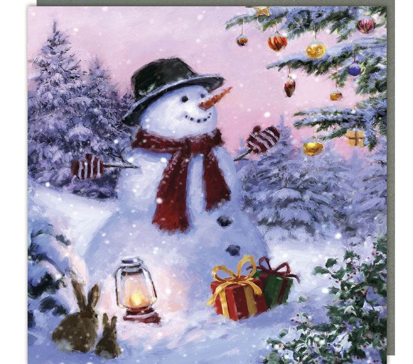 5 Smiling Snowman Christmas Cards - House of Cards