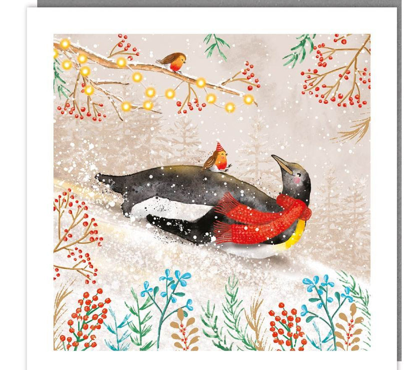 5 Penguin Ride Charity Christmas Cards - House of Cards