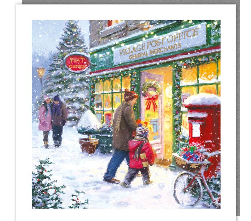 5 Village Post Office Charity Christmas Cards - House of Cards