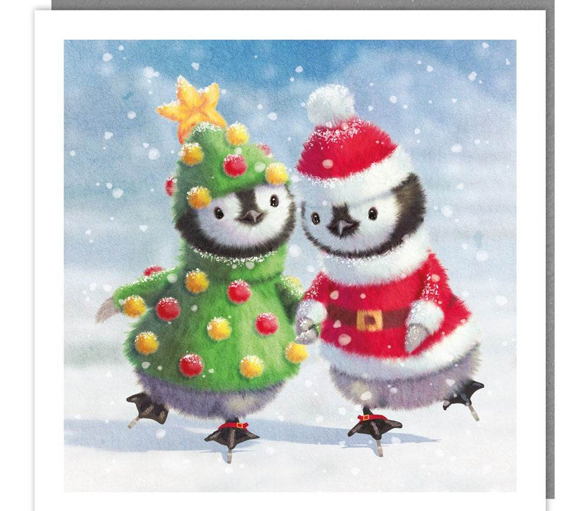 5 Festive Outfit Penguins Charity Christmas Cards - House of Cards