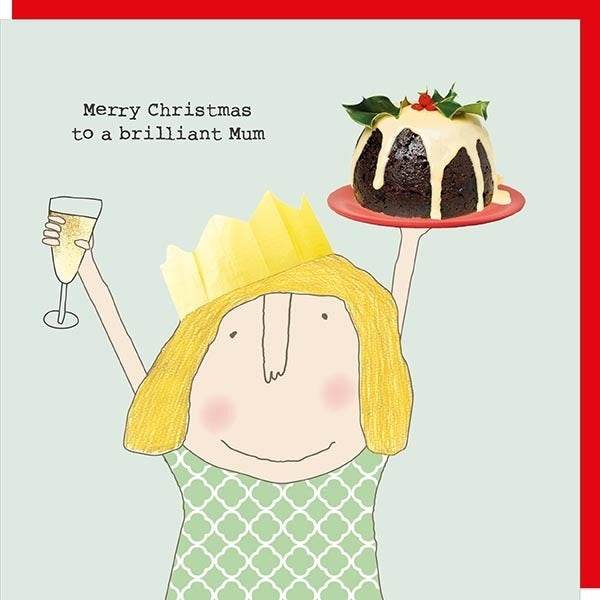 Brilliant Mum Christmas Card - House of Cards
