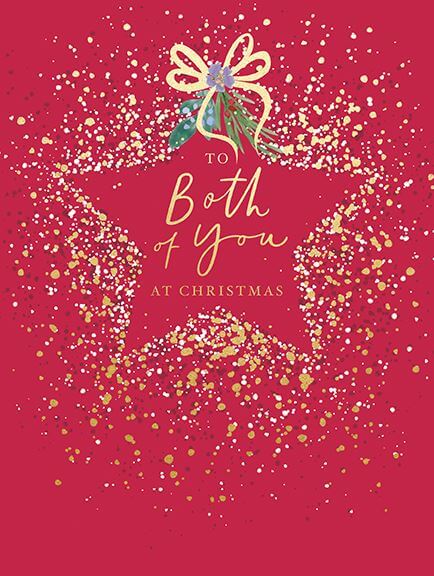 Both of You Star Christmas Card