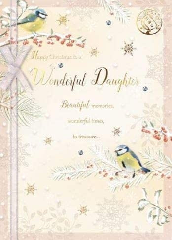 Paperhouse Wonderful Daughter Christmas Card