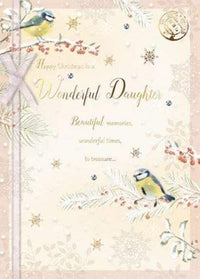 Paperhouse Wonderful Daughter Christmas Card
