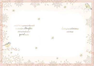 Paperhouse Wonderful Daughter Christmas Card - House of Cards