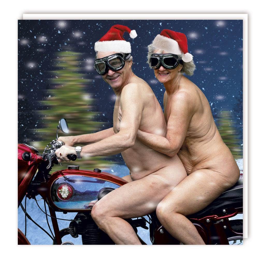 Rude Motorbike Christmas Card - House of Cards