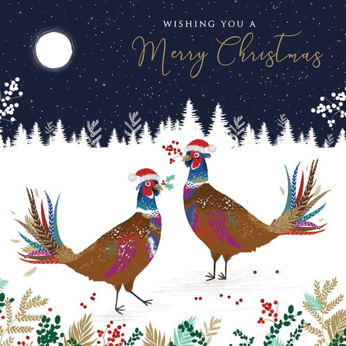 Pheasants Christmas Card