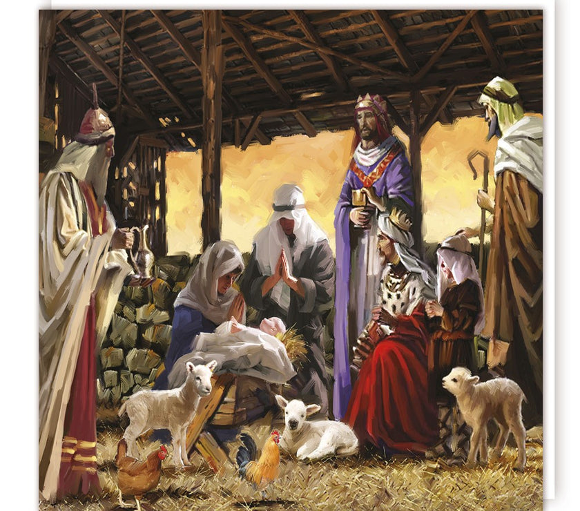 Nativity Christmas Card