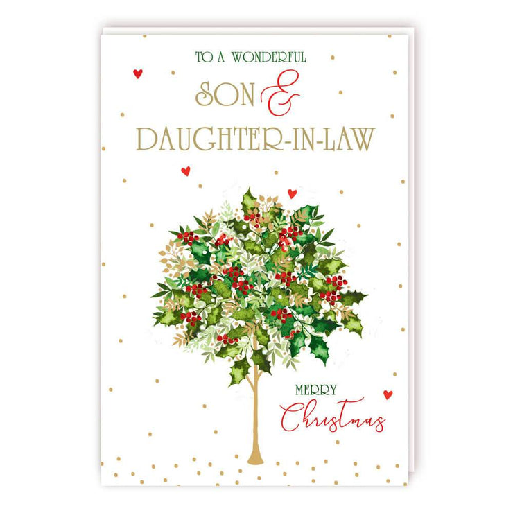 Son and Daughter-in-Law Christmas Card - House of Cards