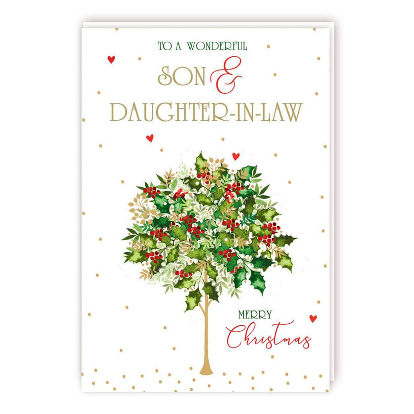Son and Daughter-in-Law Christmas Card - House of Cards