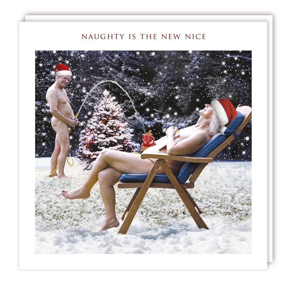 Naughty is the New Nice Christmas Card - House of Cards