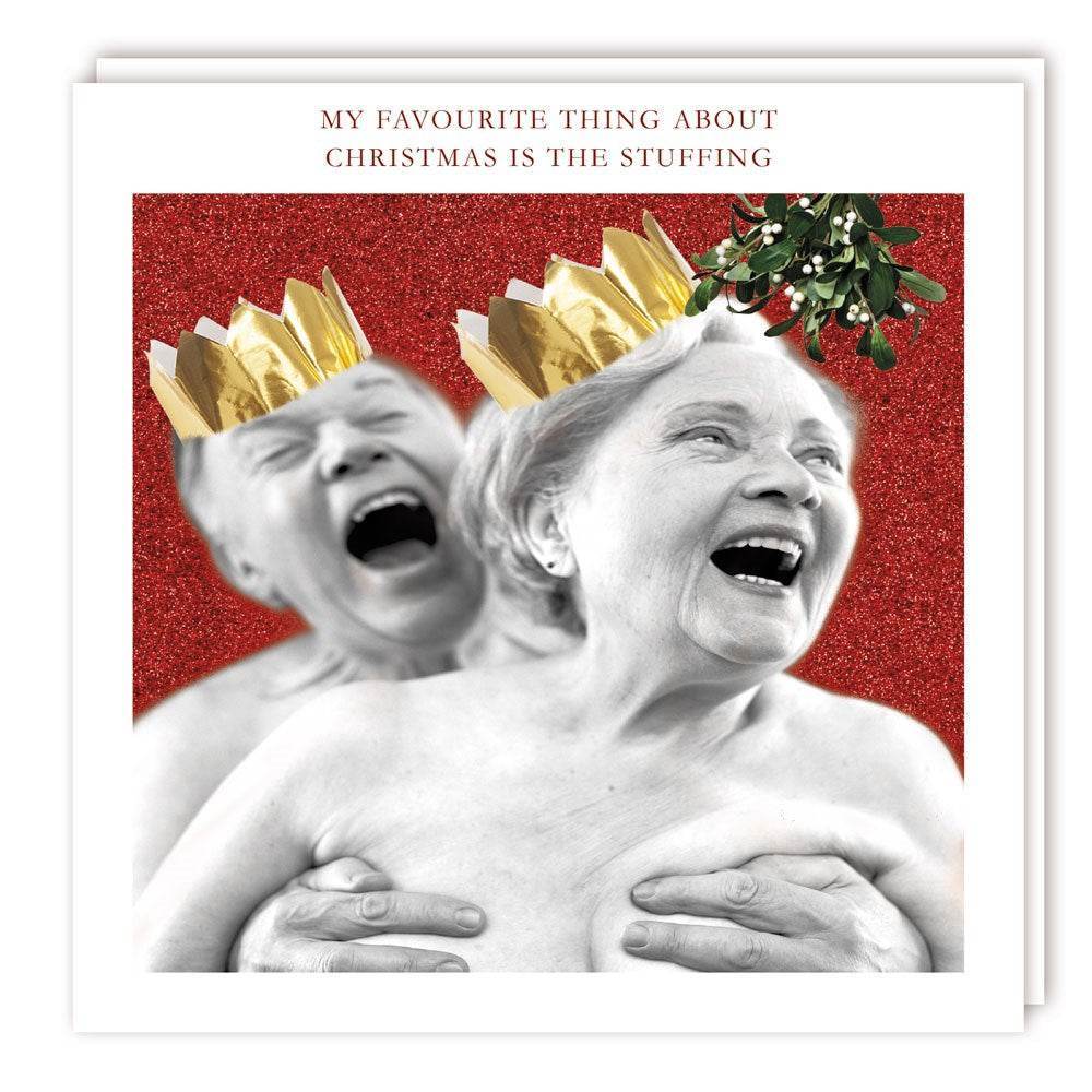 Stuffing Christmas Card - House of Cards