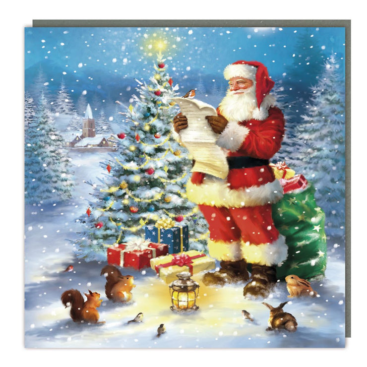 Santas List Christmas Card