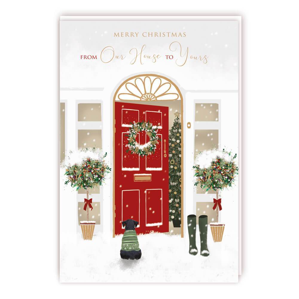 Our House to Yours Christmas Card - House of Cards