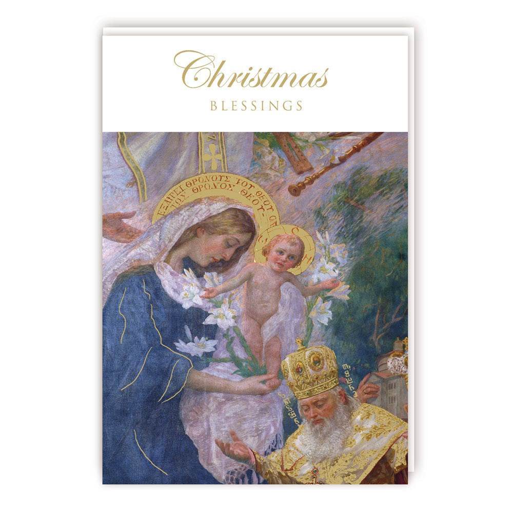Traditional Blessings Christmas Card - House of Cards